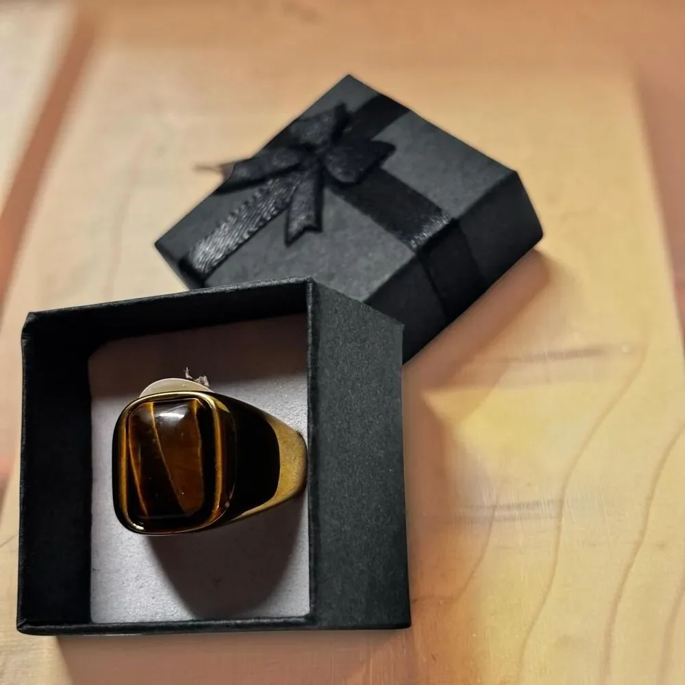 Unbranded Men's Gold and Black Jewellery
